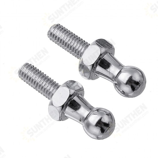 2pcs 10mm Stainless Steel Ball Stud Bolt M6 Struts Ball Ended Bolt Bonnet