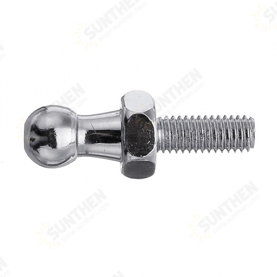 2pcs 10mm Stainless Steel Ball Stud Bolt M6 Struts Ball Ended Bolt Bonnet