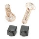 2pcs Carbon Brushes Repairing Part Carbon Brush for Rotary Tool for Dremel 4000 2pcs Carbon Brushes Repairing Part Carbon Brush for Rotary Tool for Dremel 4000