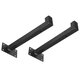 2pcs Heavy Duty Industrial Iron Shelf Brackets Scaffold Board Floating Bracket