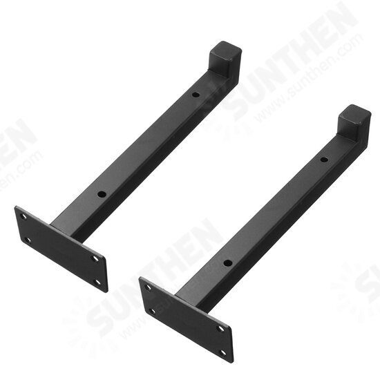 2pcs Heavy Duty Industrial Iron Shelf Brackets Scaffold Board Floating Bracket