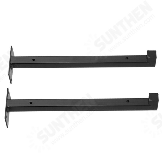 2pcs Heavy Duty Industrial Iron Shelf Brackets Scaffold Board Floating Bracket