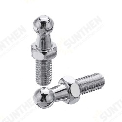2pcs M8 Stainless Steel Ball Stud Bolt 10mm Struts Ball Ended Bolt Bonnet 2pcs M8 Stainless Steel Ball Stud Bolt 10mm Struts Ball Ended Bolt Bonnet