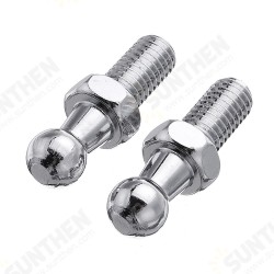 2pcs M8 Stainless Steel Ball Stud Bolt 10mm Struts Ball Ended Bolt Bonnet 2pcs M8 Stainless Steel Ball Stud Bolt 10mm Struts Ball Ended Bolt Bonnet