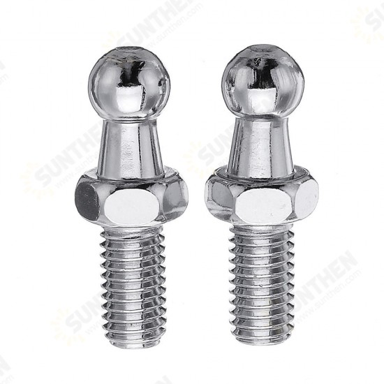 2pcs M8 Stainless Steel Ball Stud Bolt 10mm Struts Ball Ended Bolt Bonnet