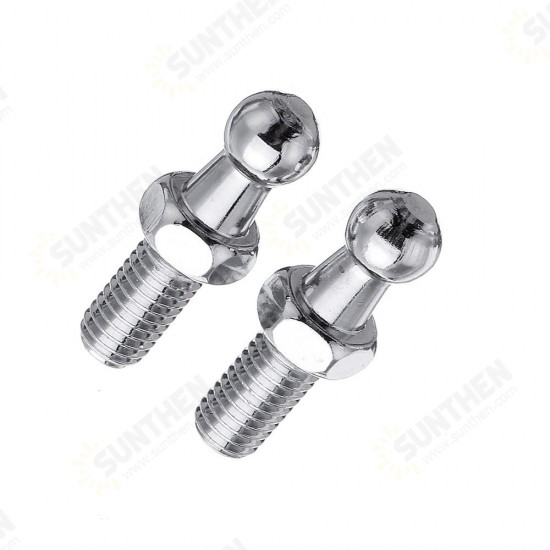 2pcs M8 Stainless Steel Ball Stud Bolt 10mm Struts Ball Ended Bolt Bonnet