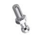 2pcs M8 Stainless Steel Ball Stud Bolt 10mm Struts Ball Ended Bolt Bonnet