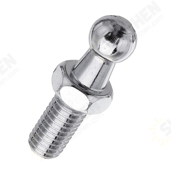 2pcs M8 Stainless Steel Ball Stud Bolt 10mm Struts Ball Ended Bolt Bonnet