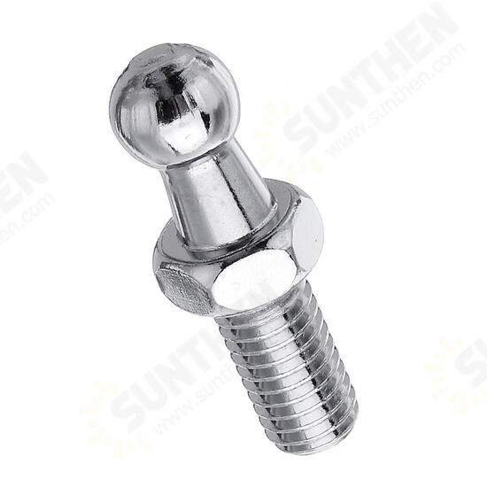 2pcs M8 Stainless Steel Ball Stud Bolt 10mm Struts Ball Ended Bolt Bonnet