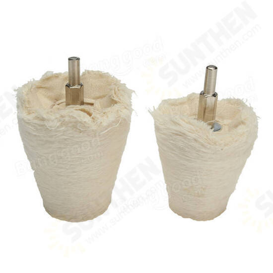 2pcs Polishing Wheel 50mm 75mm Cone Shaped Wheel 2pcs Polishing Wheel 50mm 75mm Cone Shaped Wheel