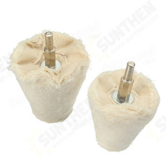 2pcs Polishing Wheel 50mm 75mm Cone Shaped Wheel 2pcs Polishing Wheel 50mm 75mm Cone Shaped Wheel