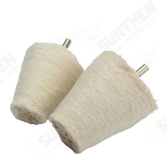 2pcs Polishing Wheel 50mm 75mm Cone Shaped Wheel 2pcs Polishing Wheel 50mm 75mm Cone Shaped Wheel