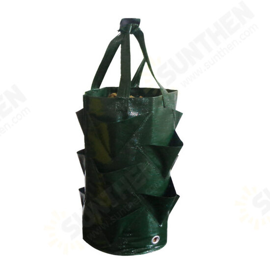3 Gallon Vegetable Planting Bag Strawberry PE Hanging Growing Bag 3 Gallon Vegetable Planting Bag Strawberry PE Hanging Growing Bag