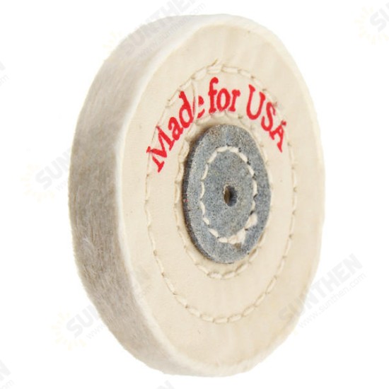 3 Inch White 75x10mm Polishing Buffer Buffing Pad Abrasive Tool