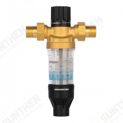 3000L/H Front Purifier Brass Tap Backwash Remove Rust Sediment Water Pre-filter 3000L/H Front Purifier Brass Tap Backwash Remove Rust Sediment Water Pre-filter