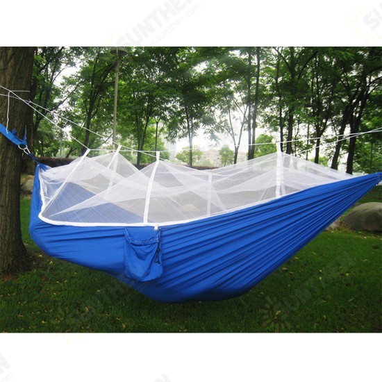 300kg Portable Double Camping Hammock Parachute Fabric With Mosquito Net 300kg Portable Double Camping Hammock Parachute Fabric With Mosquito Net