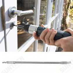 300mm 1/4 Inch Hex Drill Bit Flexible Shaft Screwdriver Extension Socket Holder Adapter 300mm 1/4 Inch Hex Drill Bit Flexible Shaft Screwdriver Extension Socket Holder Adapter