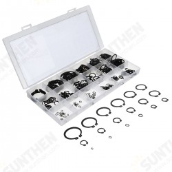 300pcs Retaining Circlip Set External Circlips Snap Ring Assortment Set Black 300pcs Retaining Circlip Set External Circlips Snap Ring Assortment Set Black