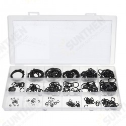 300pcs Retaining Circlip Set External Circlips Snap Ring Assortment Set Black 300pcs Retaining Circlip Set External Circlips Snap Ring Assortment Set Black