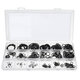 300pcs Retaining Circlip Set External Circlips Snap Ring Assortment Set Black 300pcs Retaining Circlip Set External Circlips Snap Ring Assortment Set Black