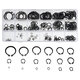 300pcs Retaining Circlip Set External Circlips Snap Ring Assortment Set Black 300pcs Retaining Circlip Set External Circlips Snap Ring Assortment Set Black