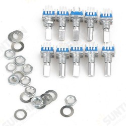 30Pcs 15mm Rotary Encoder Switch with Key Switch with 2 Bit Gray Scale Micro Switch 30Pcs 15mm Rotary Encoder Switch with Key Switch with 2 Bit Gray Scale Micro Switch