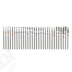 30Pcs Diamond Grinding Head Tungsten Carbide Grinding Polishing Bits for Nail 30Pcs Diamond Grinding Head Tungsten Carbide Grinding Polishing Bits for Nail