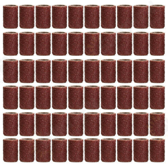 319pcs 3/8 1/4 1/2 Inch Sanding Bands Drums Sleeves 60 120 320 Grit Sanding Drum