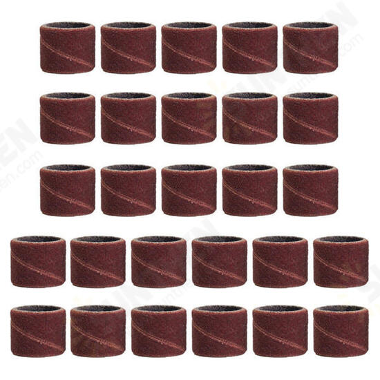 319pcs 3/8 1/4 1/2 Inch Sanding Bands Drums Sleeves 60 120 320 Grit Sanding Drum