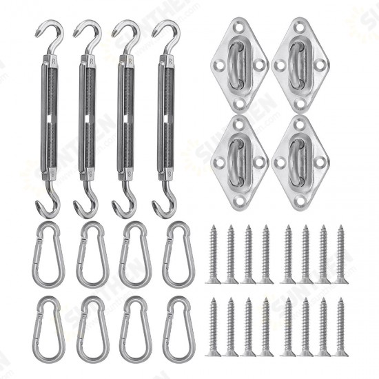 32Pcs Sun Shade Sail Accessories For Triangle Square Shade Sail Replacement Accessories 32Pcs Sun Shade Sail Accessories For Triangle Square Shade Sail Replacement Accessories