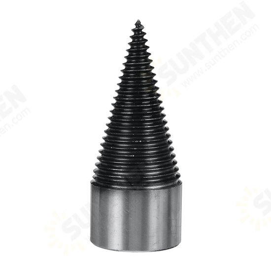 32mm Firewood Splitter Machine Drill Bit Wood Cone Punch Driver Square Round Hex Shank Drill Bit Split Drilling Woodworking Tool