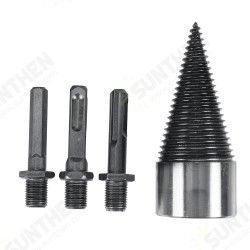 32mm Firewood Splitter Machine Drill Bit Wood Cone Punch Driver Square Round Hex Shank Drill Bit Split Drilling Woodworking Tool 32mm Firewood Splitter Machine Drill Bit Wood Cone Punch Driver Square Round Hex Shank Drill Bit Split Drilling Woodworking Tool