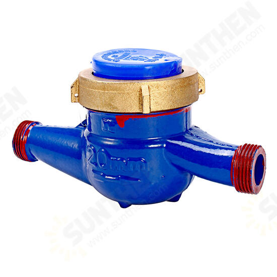 3/4 Inch 20mm Flow Measure Tape Cold Water Meter Home Garden Measuring Tool 3/4 Inch 20mm Flow Measure Tape Cold Water Meter Home Garden Measuring Tool