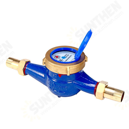 3/4 Inch 20mm Flow Measure Tape Cold Water Meter Home Garden Measuring Tool 3/4 Inch 20mm Flow Measure Tape Cold Water Meter Home Garden Measuring Tool