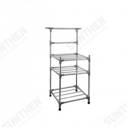 3/4 Layers Free-standing Stainless Steel Kitchen Rack Sheelf Pot Storage Holder 3/4 Layers Free-standing Stainless Steel Kitchen Rack Sheelf Pot Storage Holder