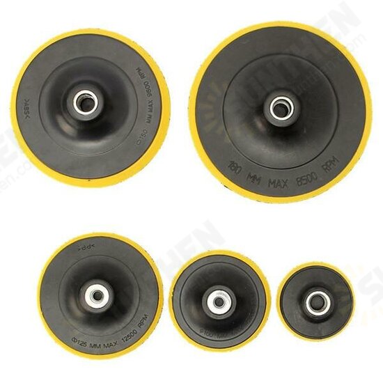 3/4/5/6/7 Inch Sticky Backing Pad M16 Thread Polishing Disk 3/4/5/6/7 Inch Sticky Backing Pad M16 Thread Polishing Disk