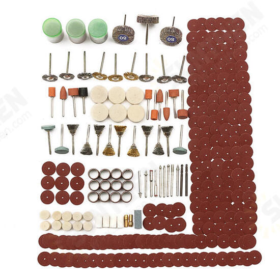 350pcs Rotary Tool Accessories Set Grinding Sanding Polishing Kit 350pcs Rotary Tool Accessories Set Grinding Sanding Polishing Kit