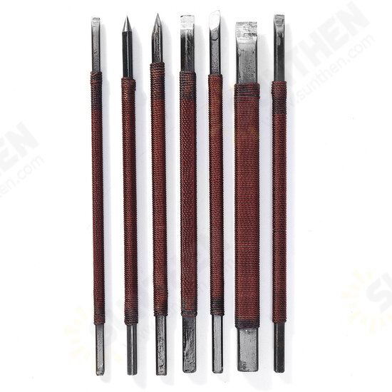 3/5/7/10/11pcs Hand Carving Cutter Wood Seal Carving Stone Lettering Tools Kit Woodworking 3/5/7/10/11pcs Hand Carving Cutter Wood Seal Carving Stone Lettering Tools Kit Woodworking