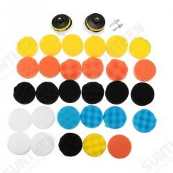 35pcs 3 Inch Sponge Woolen Buffing Pad Waxing Polishing Pad 35pcs 3 Inch Sponge Woolen Buffing Pad Waxing Polishing Pad