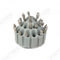 360-degree Rotating Storage Tool Box Drill Bit Electric Grinding Accessories Storage Twist Drill Storage Box