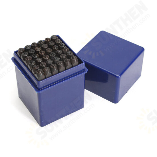 36pcs 3mm Steel Alphabet Stamping Pressing Kit Letter and Number Stamp Punch Set 36pcs 3mm Steel Alphabet Stamping Pressing Kit Letter and Number Stamp Punch Set