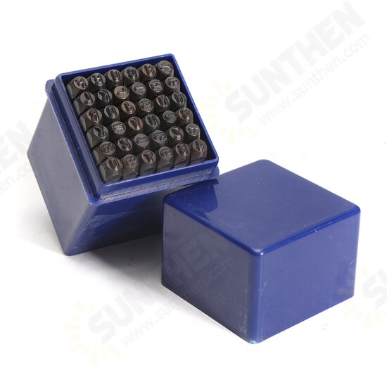36pcs 3mm Steel Alphabet Stamping Pressing Kit Letter and Number Stamp Punch Set 36pcs 3mm Steel Alphabet Stamping Pressing Kit Letter and Number Stamp Punch Set