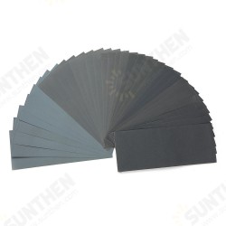 36pcs Sandpaper Set 120-3000 Grit Wet And Dry Sandpaper Polishing Abrasive Waterproof Paper Sheets