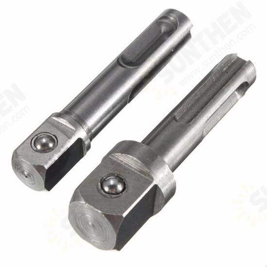 3/8 1/2 Inch SDS Socket Driver Adapter Drive Bit Power Drill Chuck Extension Adapter 3/8 1/2 Inch SDS Socket Driver Adapter Drive Bit Power Drill Chuck Extension Adapter
