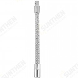 3/8 1/4 1/2 Inch Ratchet Wrench Elastic Extension Rod Screwdriver Screw Nut Bendable Sleeve