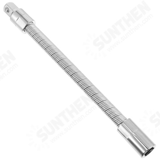 3/8 1/4 1/2 Inch Ratchet Wrench Elastic Extension Rod Screwdriver Screw Nut Bendable Sleeve 3/8 1/4 1/2 Inch Ratchet Wrench Elastic Extension Rod Screwdriver Screw Nut Bendable Sleeve