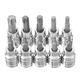 3/8 Inch Drive Socket 10pcs T10-T55 Torx Socket 9pcs H2-H10 Socket Bit Set 3/8 Inch Drive Socket 10pcs T10-T55 Torx Socket 9pcs H2-H10 Socket Bit Set