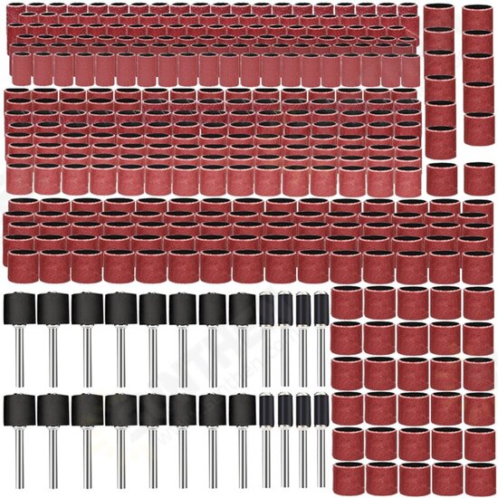 384Pcs Drum Sanding Kit Drilling Nail Drill Bits Abrasive Tools Sanding Band Polish Dremel Sandpaper Shank Rotary Tools Electric Grinder Accessory 384Pcs Drum Sanding Kit Drilling Nail Drill Bits Abrasive Tools Sanding Band Polish Dremel Sandpaper Shank Rotary Tools Electric Grinder Accessory