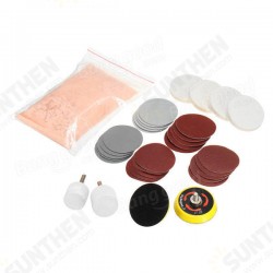 39pcs Glass Polishing Kit Scratch Remover Powder with Sanding Disc and Polishing Wheel 39pcs Glass Polishing Kit Scratch Remover Powder with Sanding Disc and Polishing Wheel