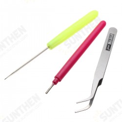 3PCS Strips Paper Quilling Tools Set Origami Tweezer Needle DIY Tool Kit 3PCS Strips Paper Quilling Tools Set Origami Tweezer Needle DIY Tool Kit